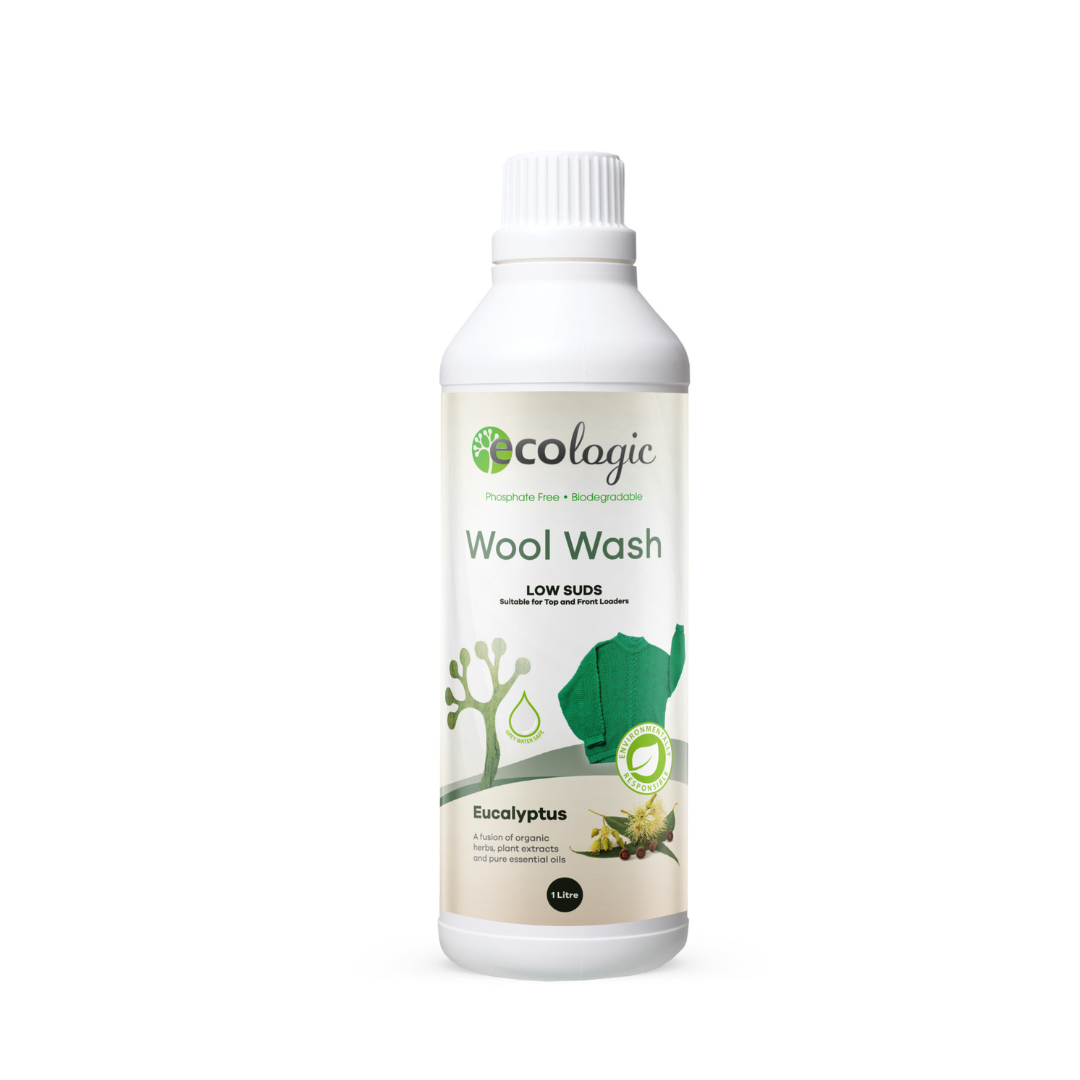 ECOLogic Wool Wash Eucalyptus 1L Rita's Farm Produce