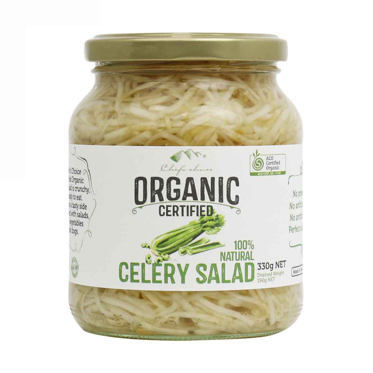 Chefs Choice Organic Celery Salad 330g
