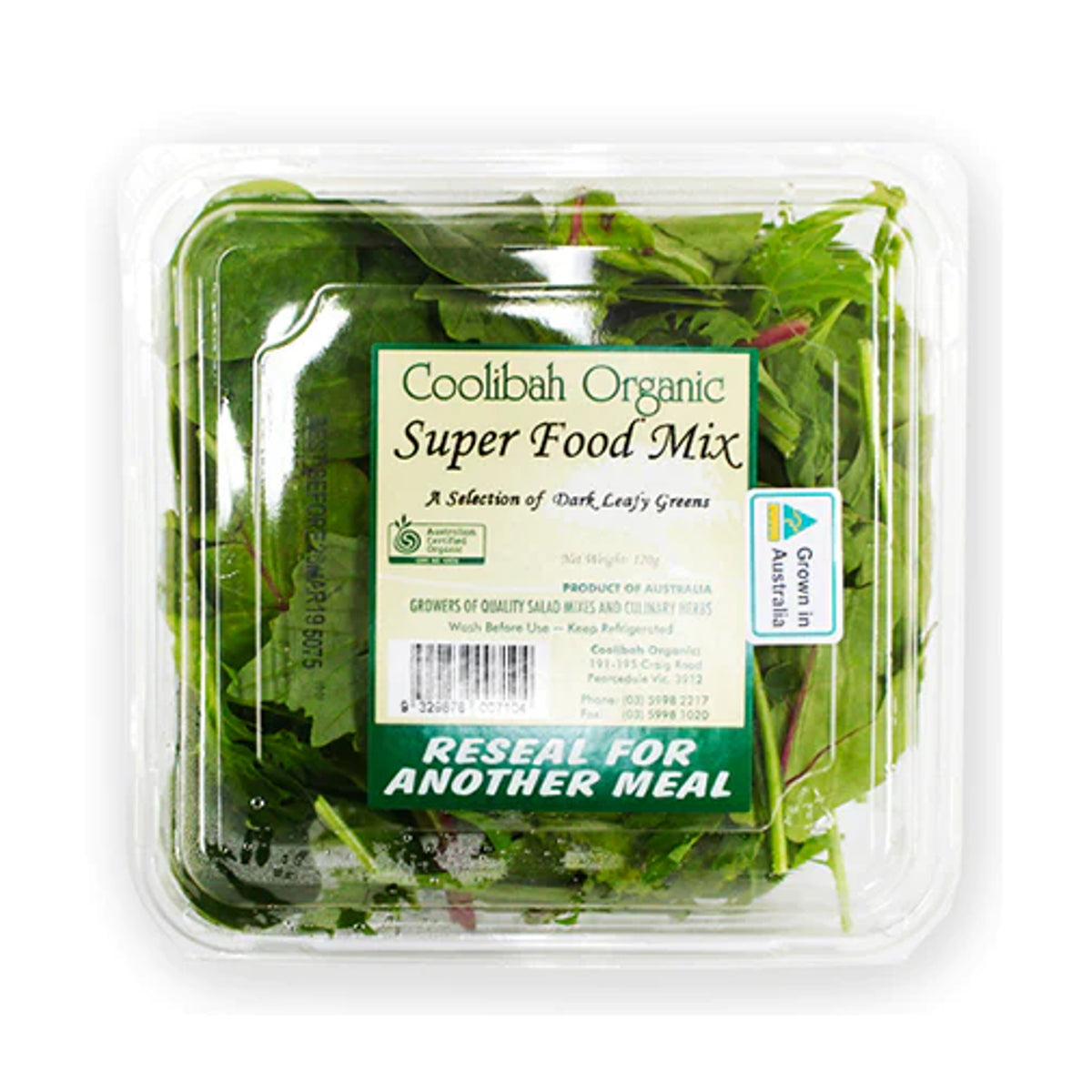 Super Food Mix Salad 170g Certified Organic Rita's Farm Produce