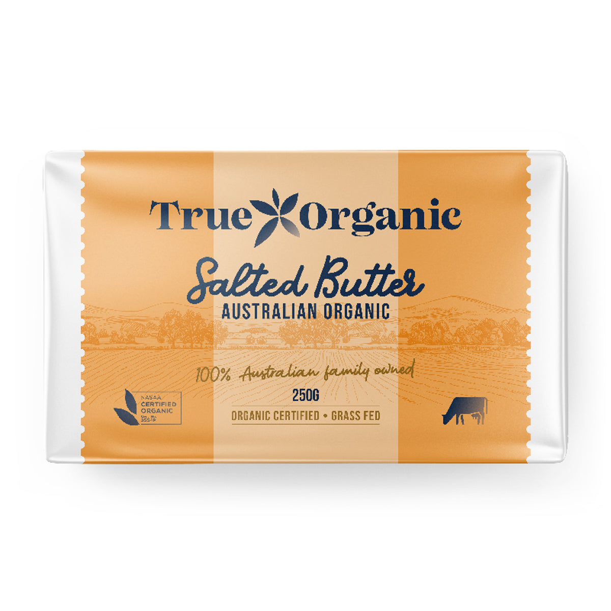 True Organic Butter Salted 250g Rita's Farm Produce