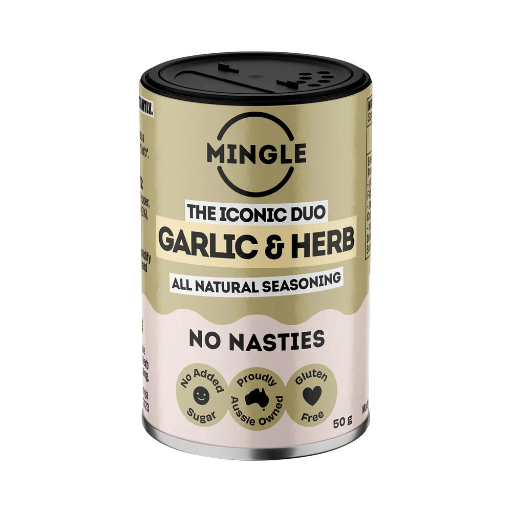 Mingle Natural Seasoning Blends Garlic Herb 50g