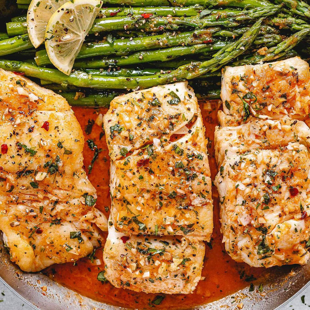 Asparagus Lemon Garlic Butter Salmon Baked Lemon Garlic Butter